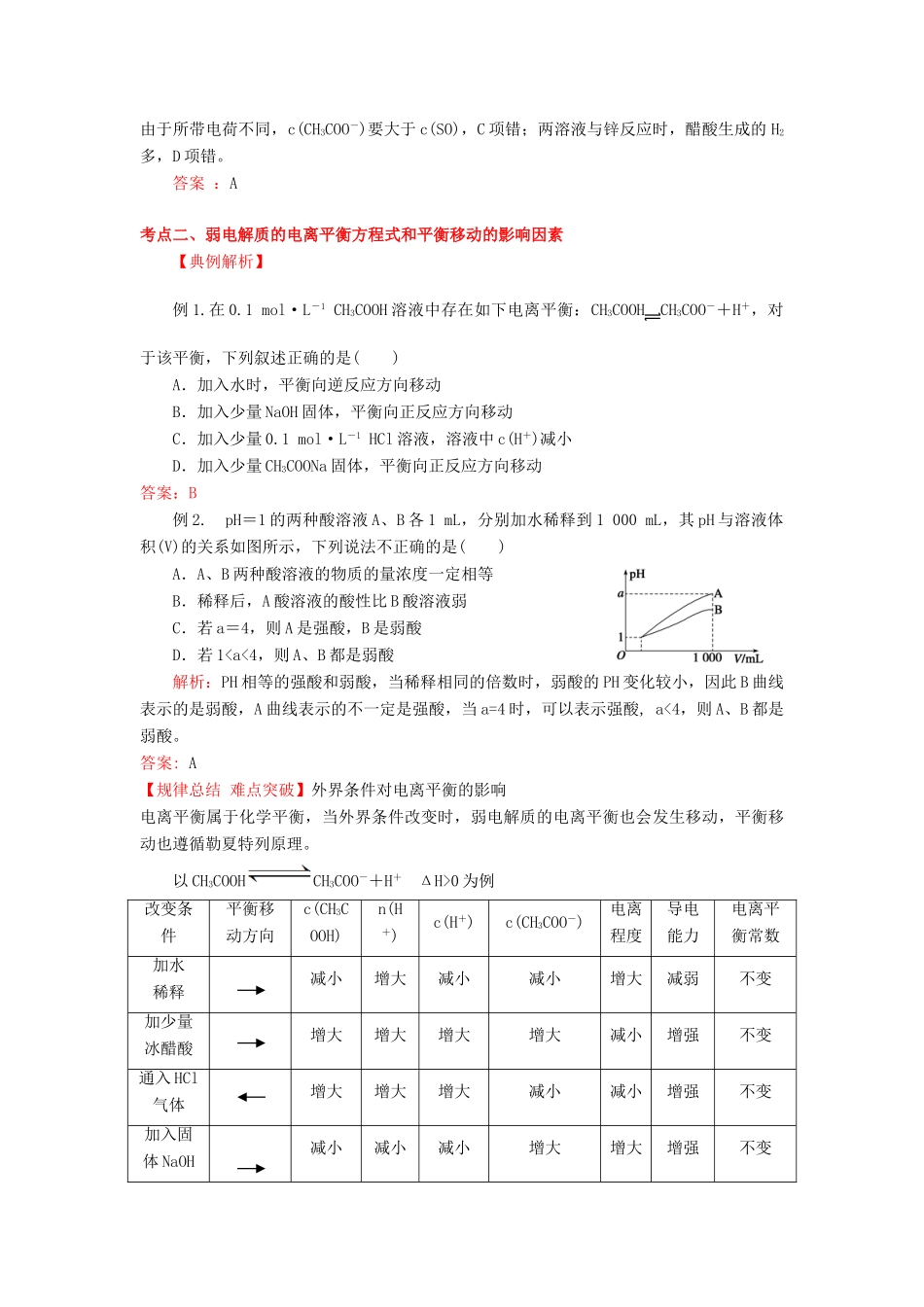 高中化学 第3章 第2节 弱电解质的电离 第5课时 盐类水解学案 鲁科版选修4-鲁科版高二选修4化学学案_第3页