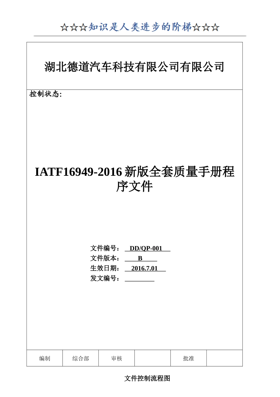 IATF16949-2016版全套质量手册程序文件_第2页