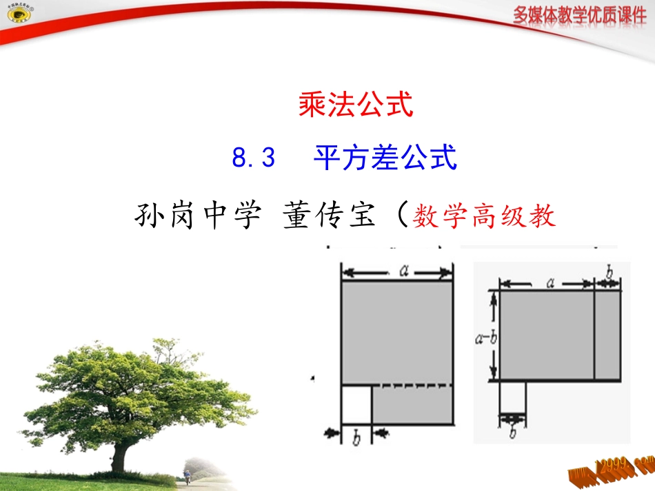 8.3完全平方公式与平方差公式-(2)_第1页