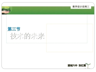 三技术的未来