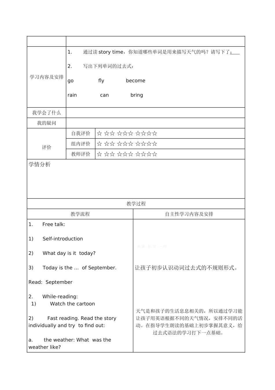 2014新版译林版6A-Unit-2-What-a-day教案_第2页