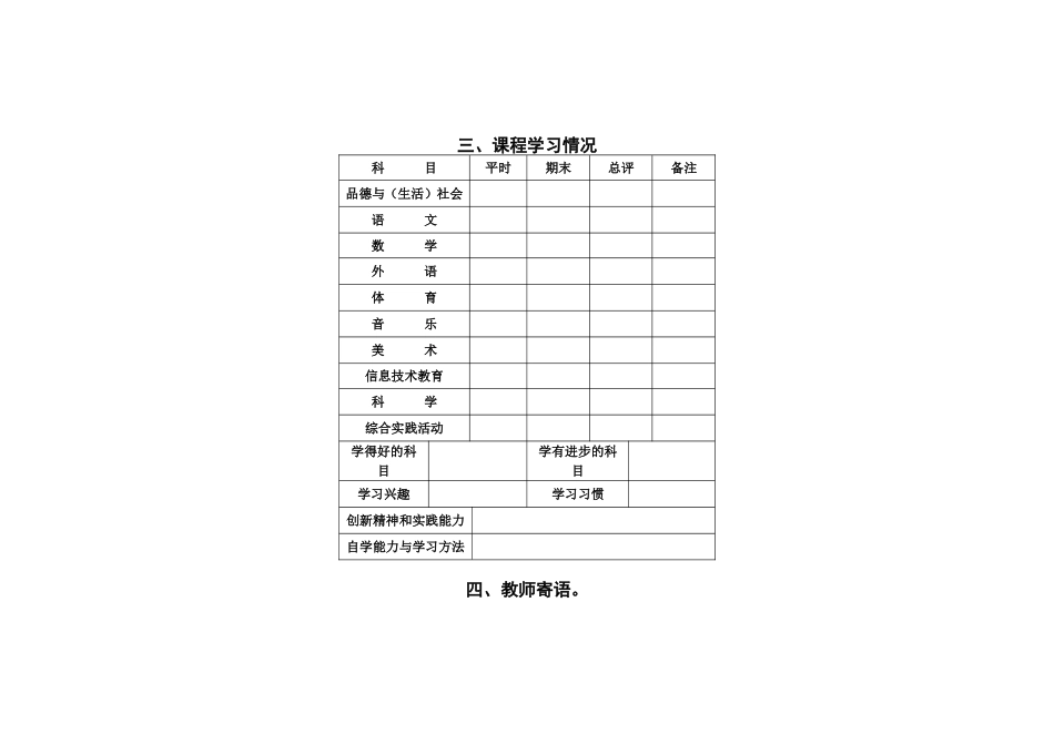 学生个人成长档案_第2页