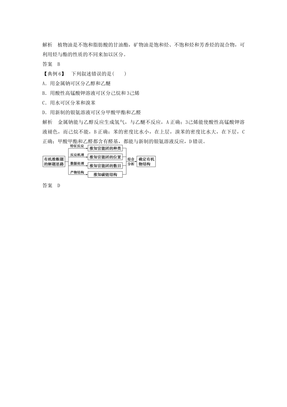 高中化学 专题5 生命活动的物质基础 本专题重难点专题突破学案3 苏教版选修5-苏教版高二选修5化学学案_第2页