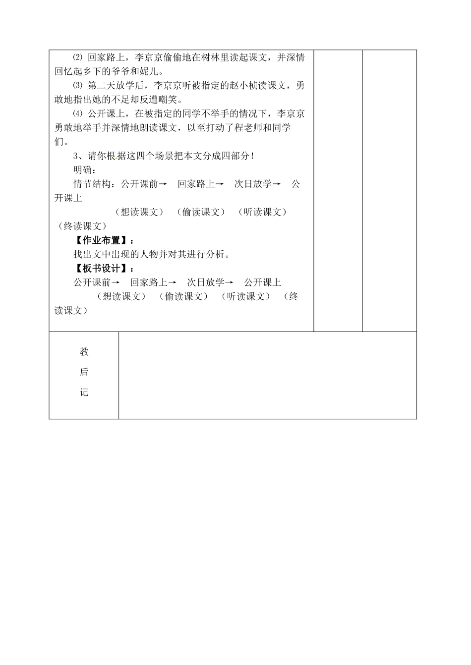 山东省胶南市理务关镇九年级语文上册 第十二课《心声》教案 新人教版_第2页