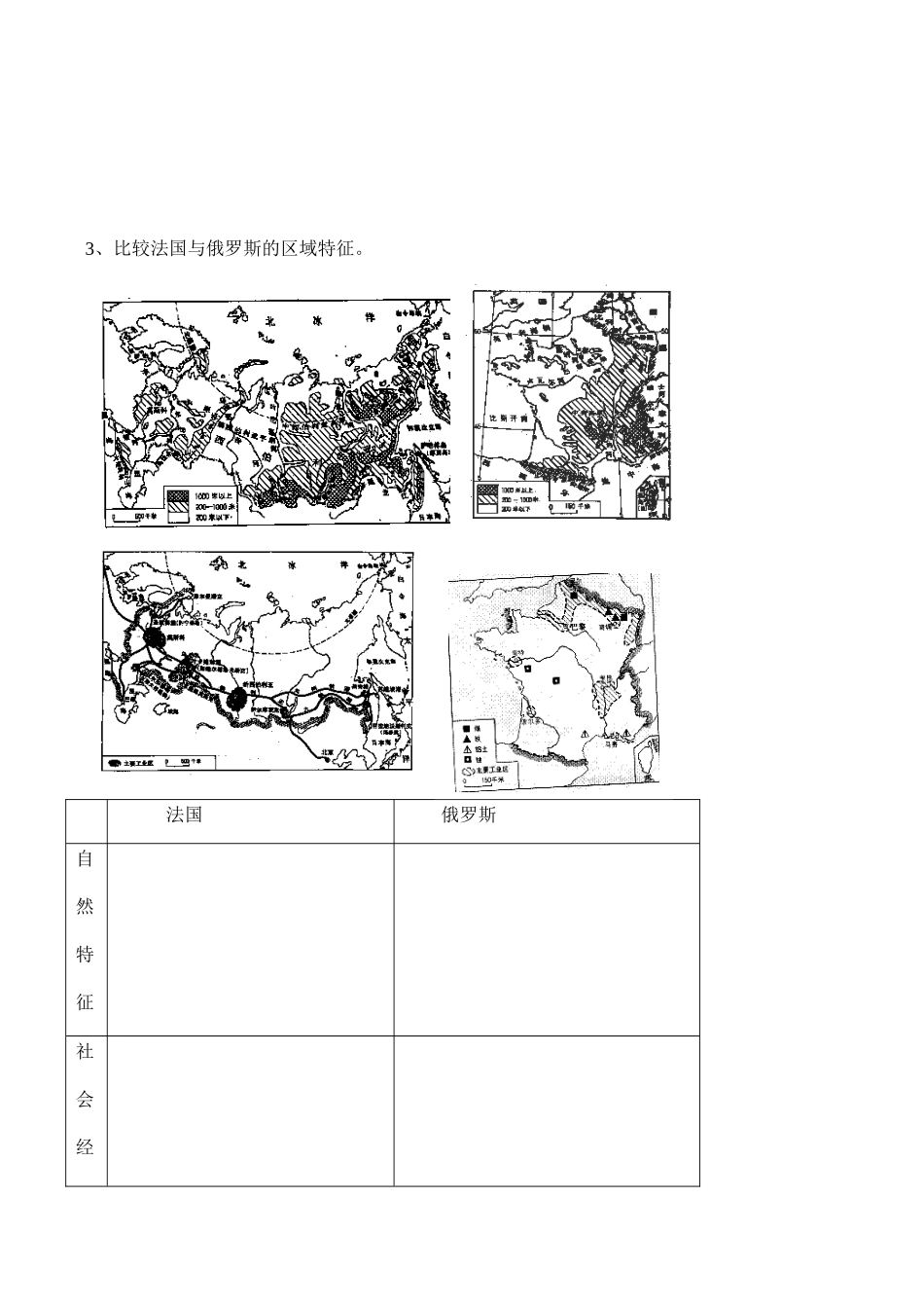 高三地理《欧洲与北亚》教学案_第2页