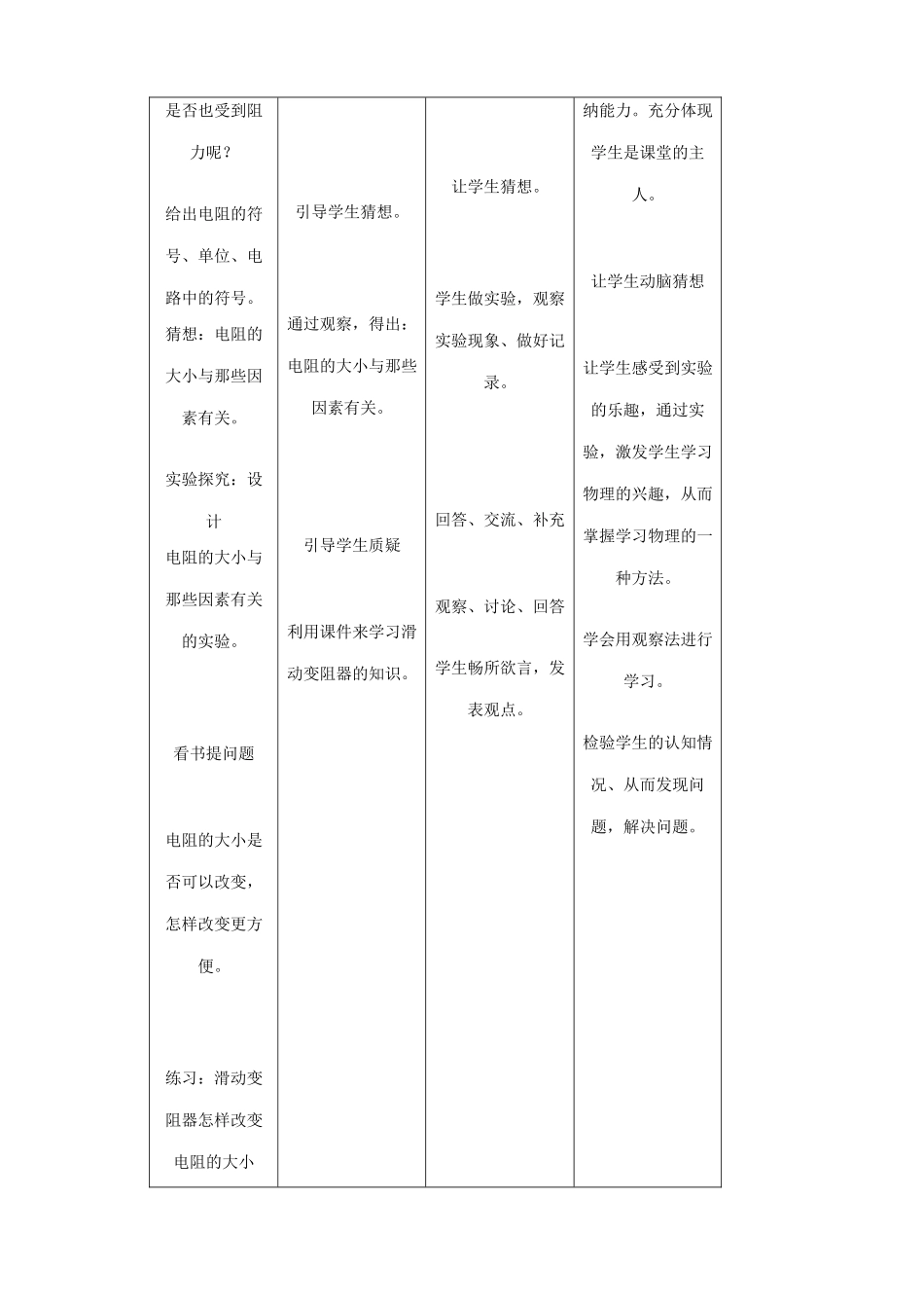 沪科版九年级物理电阻和变阻器_第2页