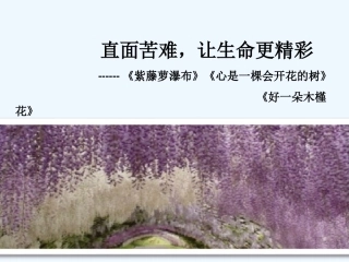 (部编)初中语文人教2011课标版七年级下册《紫藤萝瀑布》课件-(12)