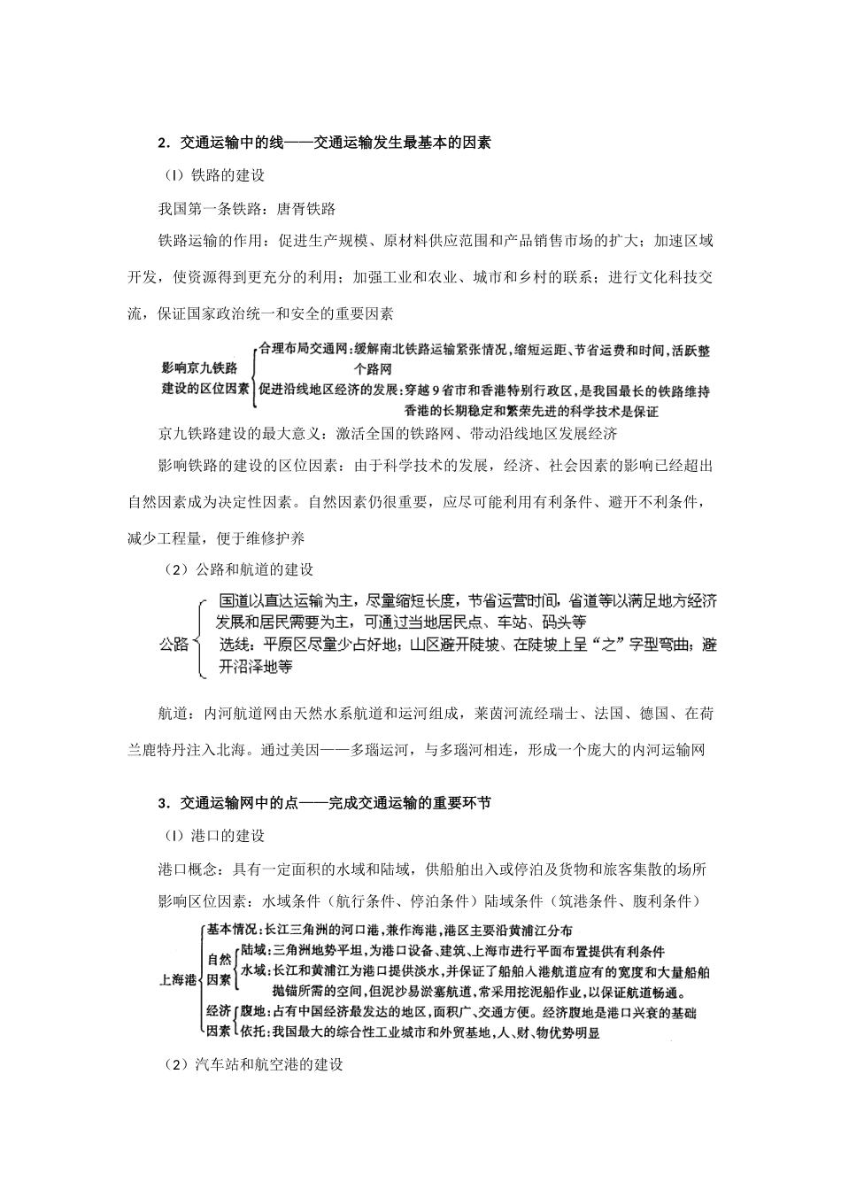 高三地理 人类活动的地域联系教学案 新人教版_第2页