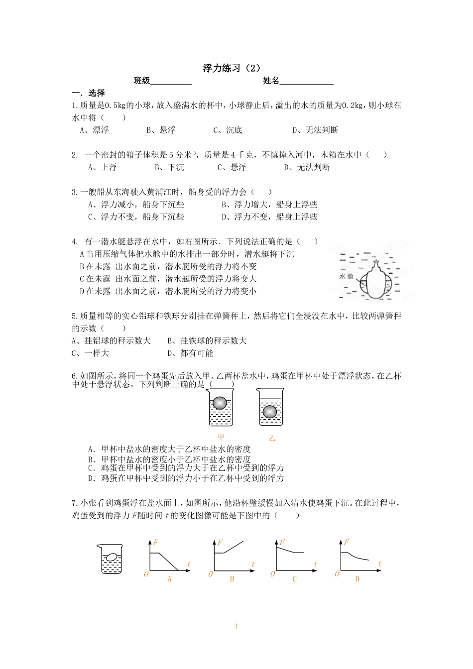 浮力2(2015.5)_第1页