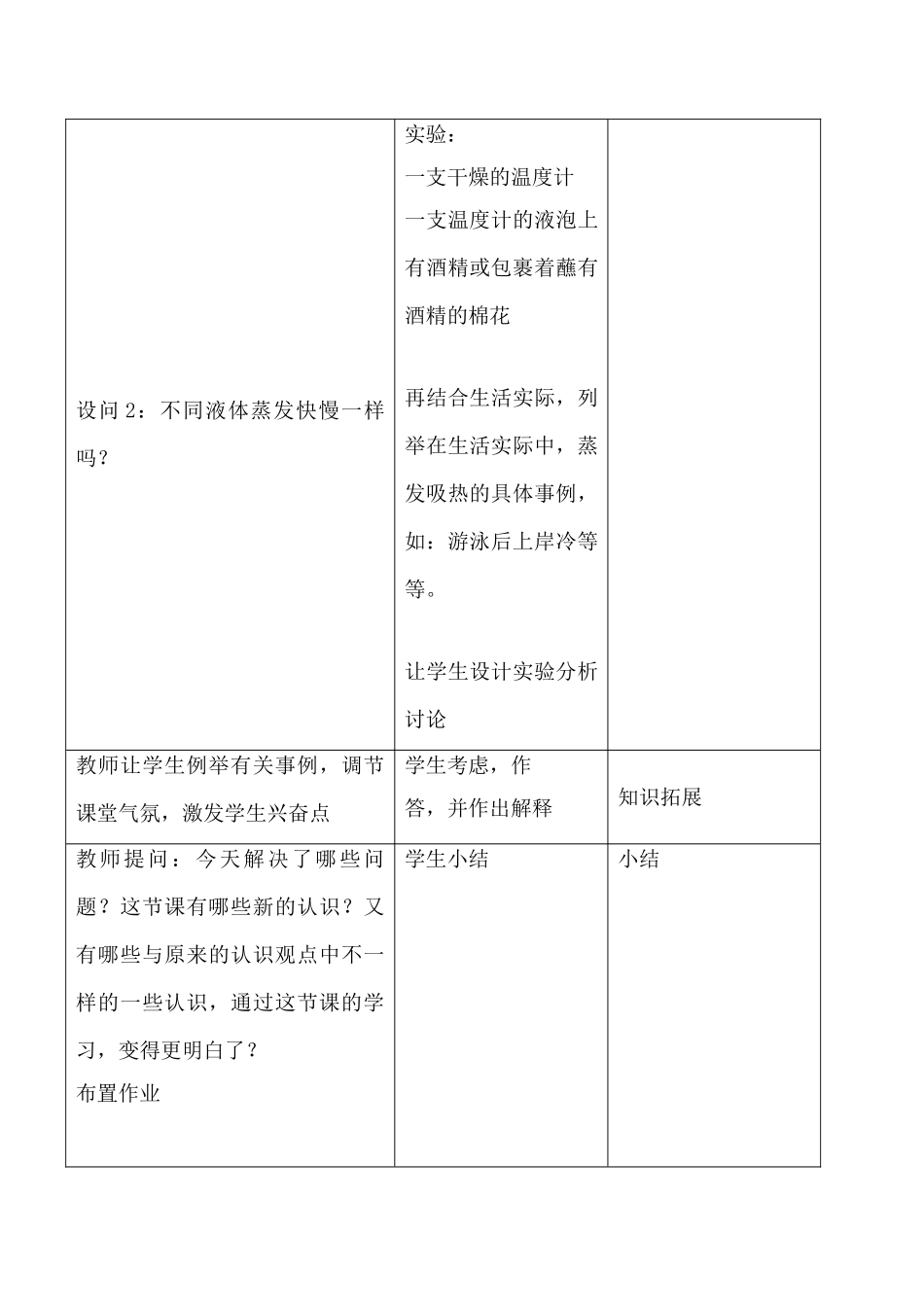 鲁科版九年级物理汽化和液化 第1课时_第3页