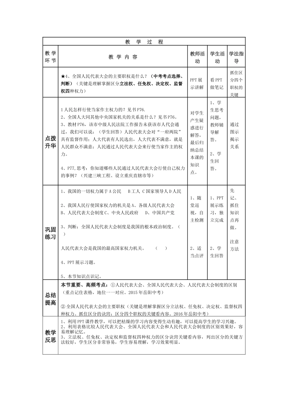 人民当家作主的法治国家第一课时_第2页