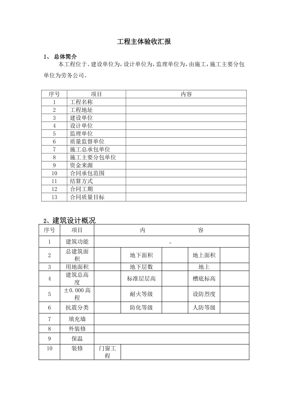 工程长城杯主体验收汇报_第1页