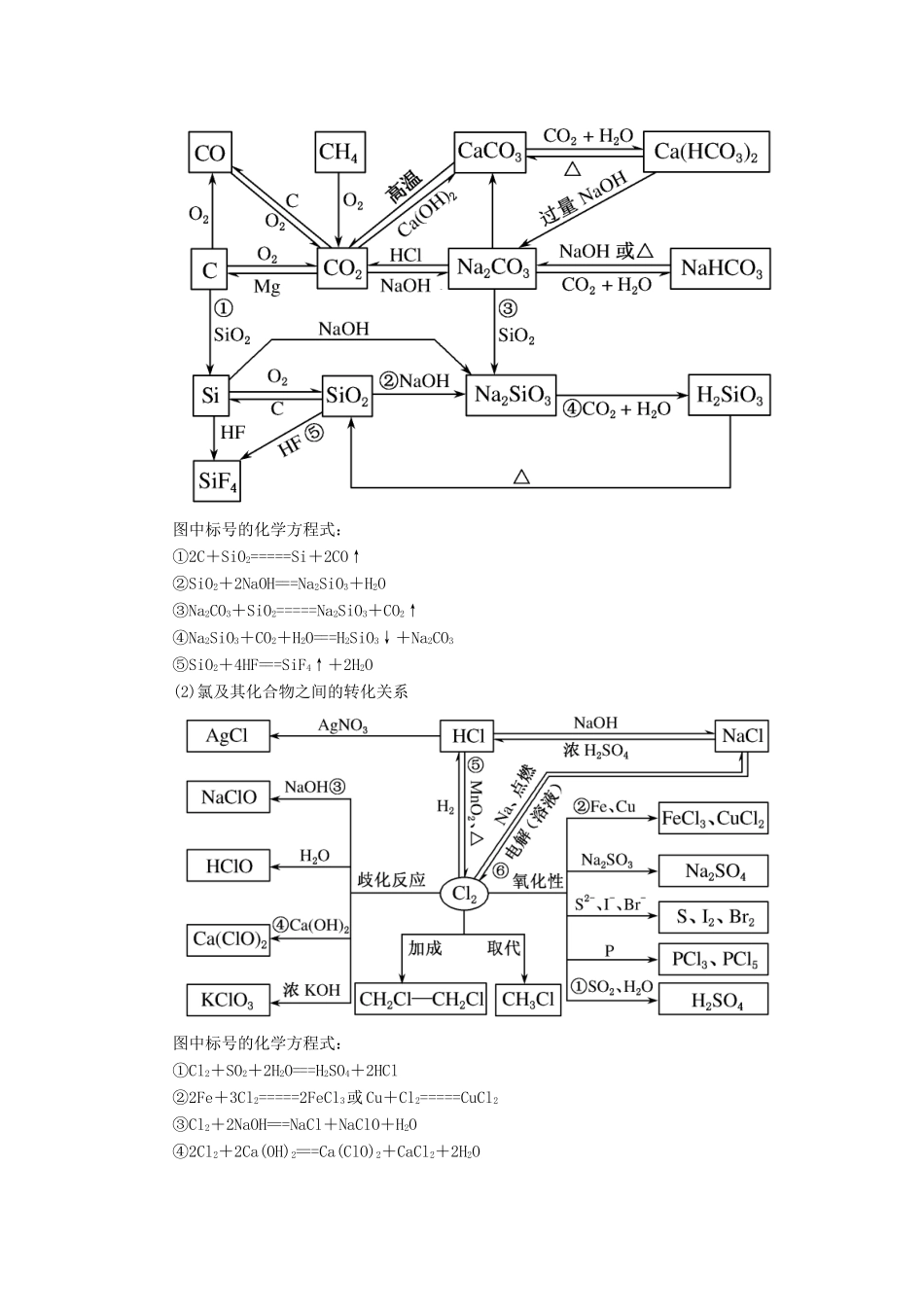 高考化学二轮冲刺复习精讲 第一部分 必考部分 第10讲 非金属及其化合物讲义（含解析）-人教版高三全册化学学案_第2页