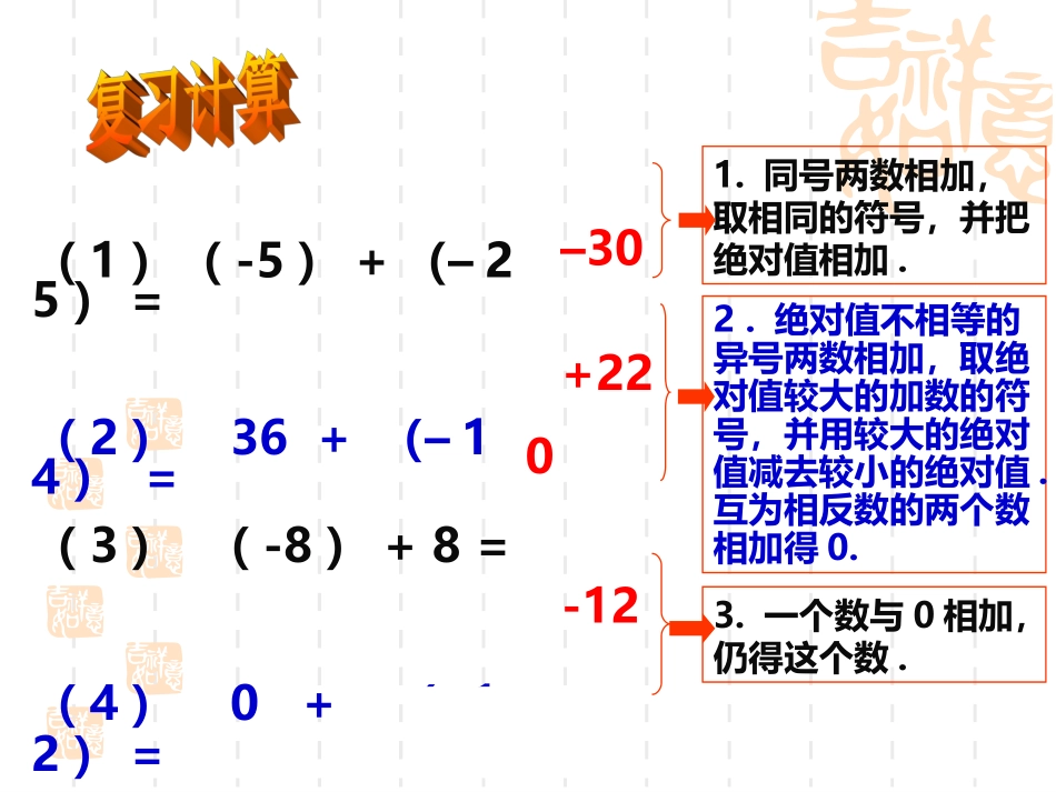 有理数的减法_第1页