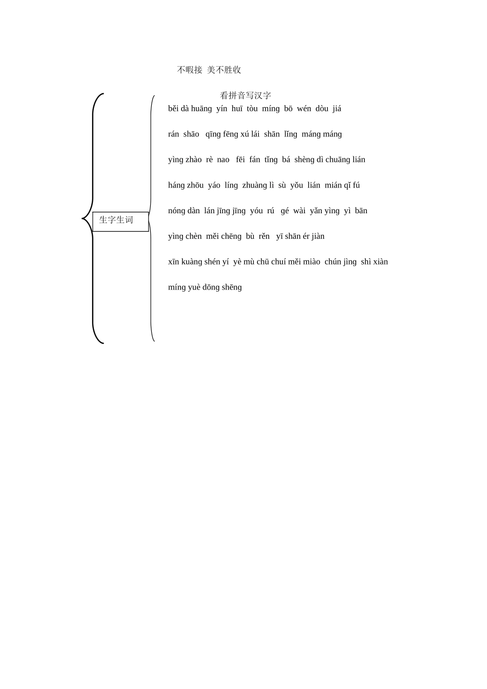 三语文上第二单元知识结构图(1)_第2页