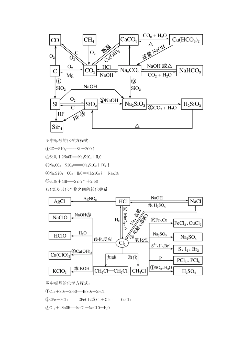 高考化学二轮复习 第10讲 非金属及其化合物学案-人教版高三全册化学学案_第2页