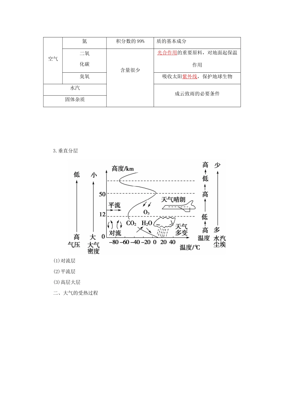 高考地理一轮复习 第一部分 自然地理 第3章 地球上的大气 7 冷热不均引起大气运动学案-人教版高三全册地理学案_第2页