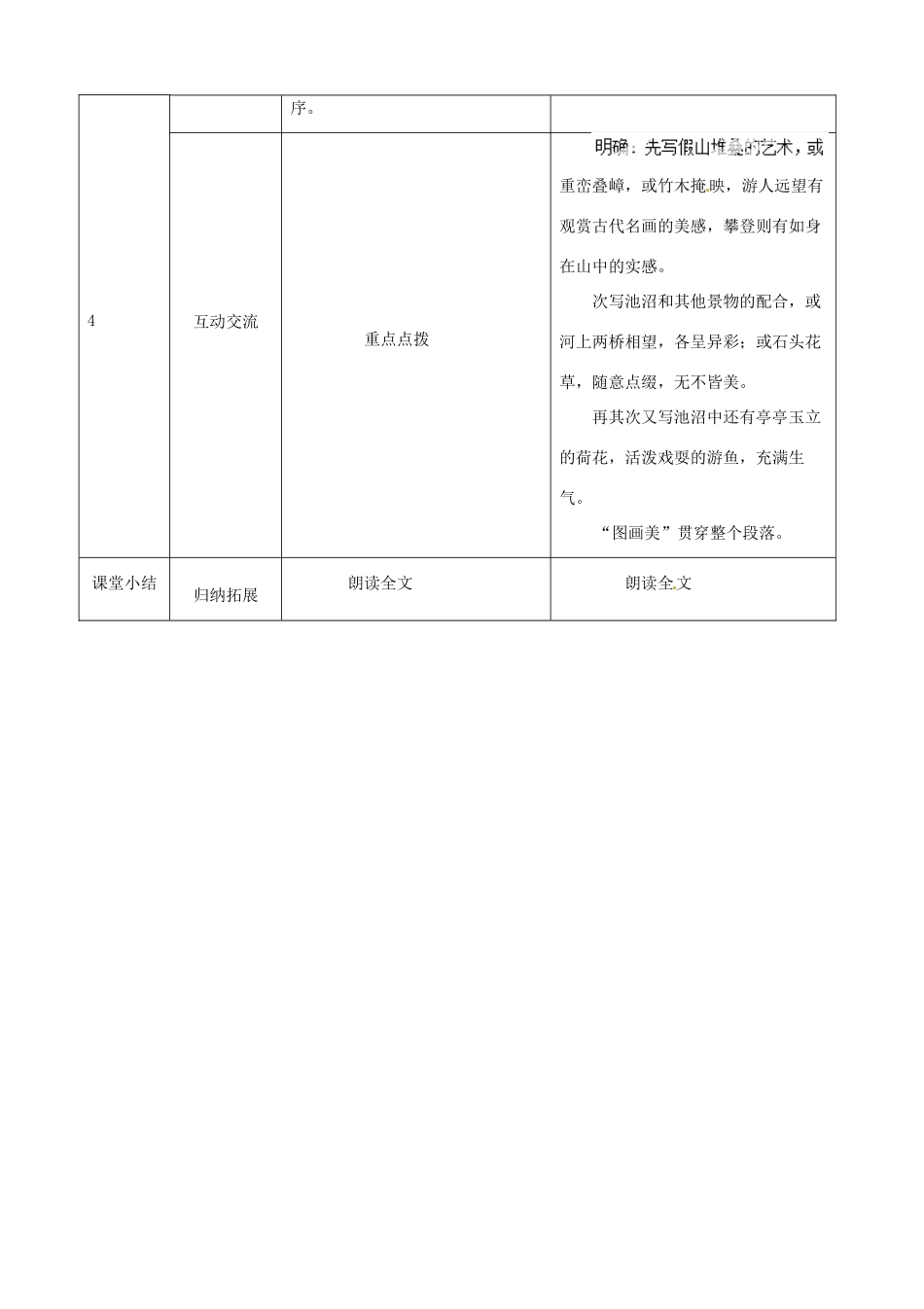 湖北省宜都市红花套镇初级中学八年级语文上册 第三单元 第13课《苏州园林》（第1课时）教案 新人教版_第3页