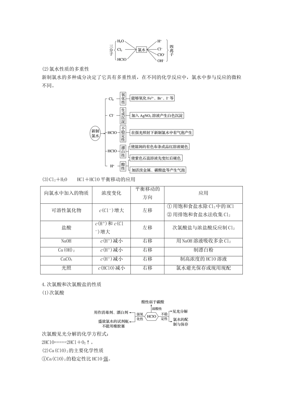 高考化学一轮复习 第四章 非金属及其化合物 第15讲 富集在海水中的元素——卤素学案-人教版高三全册化学学案_第2页