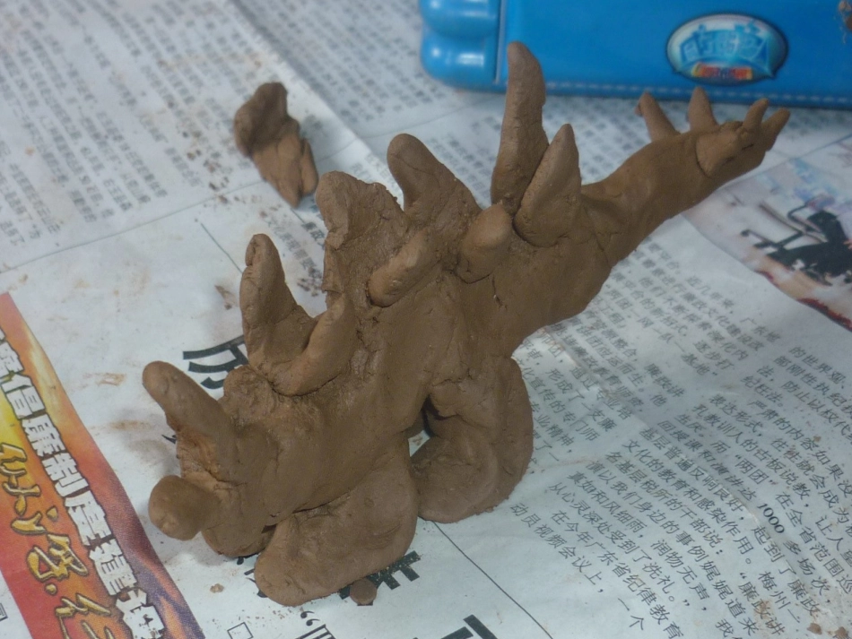 泥塑小动物学生作品欣赏_第3页