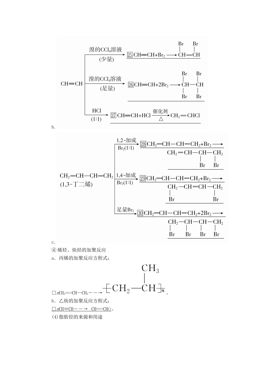 高考化学一轮总复习 第十三章 第40讲 烃与卤代烃学案（含解析）-人教版高三全册化学学案_第3页