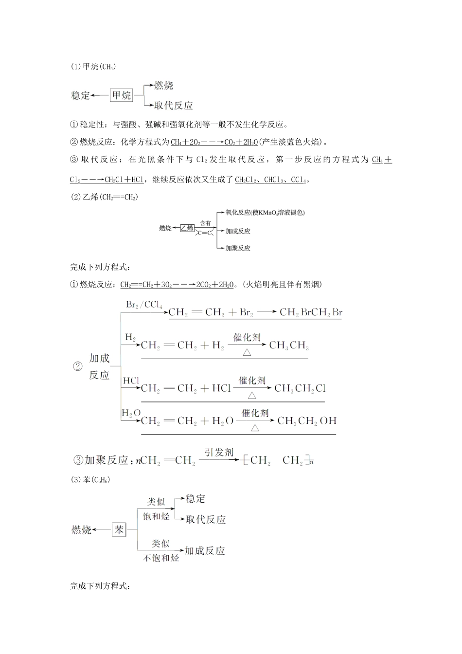高考化学大一轮复习 专题9 有机化合物的获得与应用 第1讲 化石燃料与有机化合物学案 苏教版-苏教版高三全册化学学案_第2页