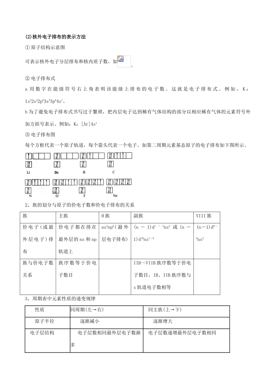 高考化学二轮复习 专题15 物质结构与性质考点讲解学案-人教版高三全册化学学案_第3页