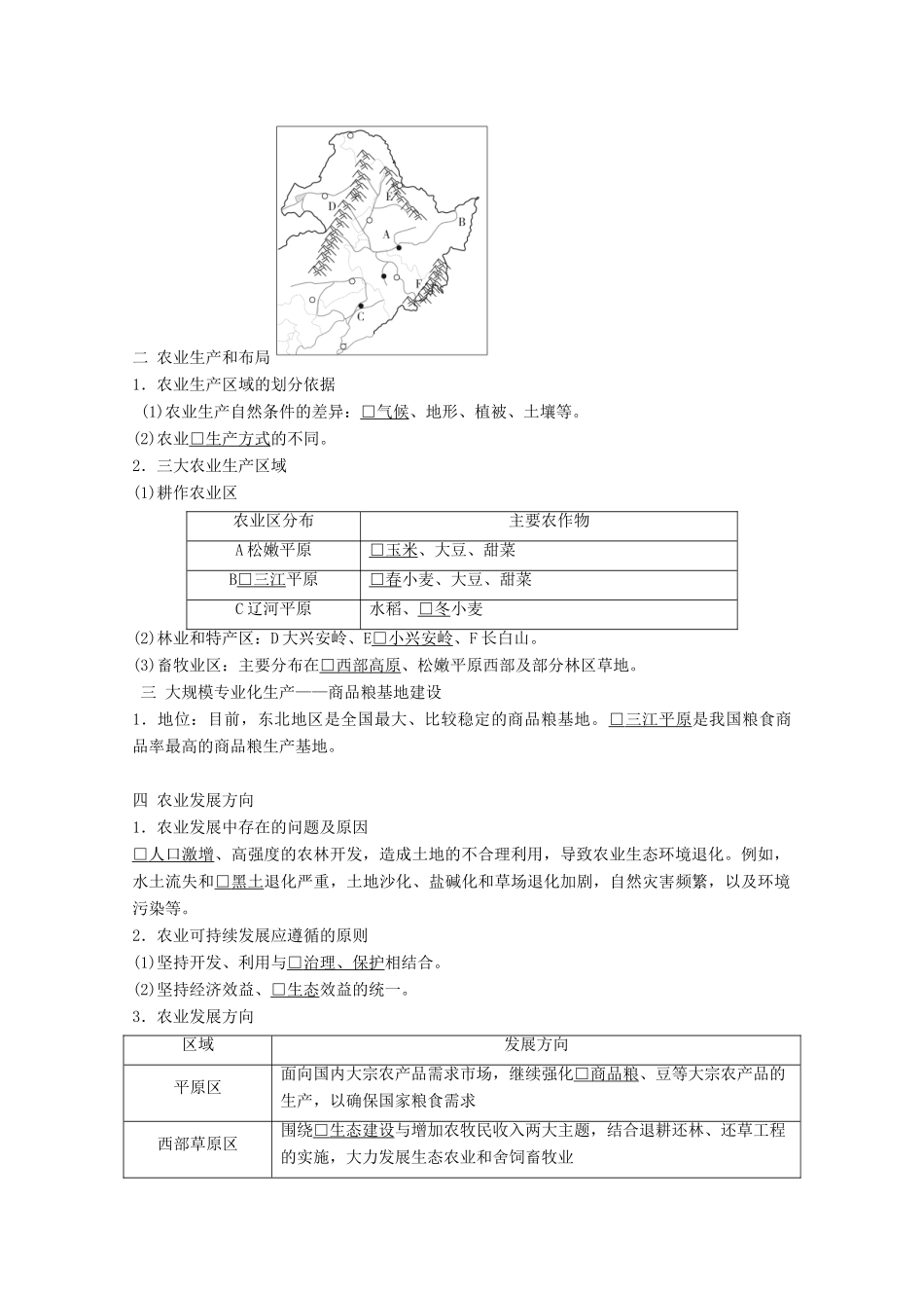 高考地理一轮复习 第三部分 区域可持续发展——重在综合 第四章 区域经济发展 第32讲 区域农业发展学案 新人教版-新人教版高三全册地理学案_第2页