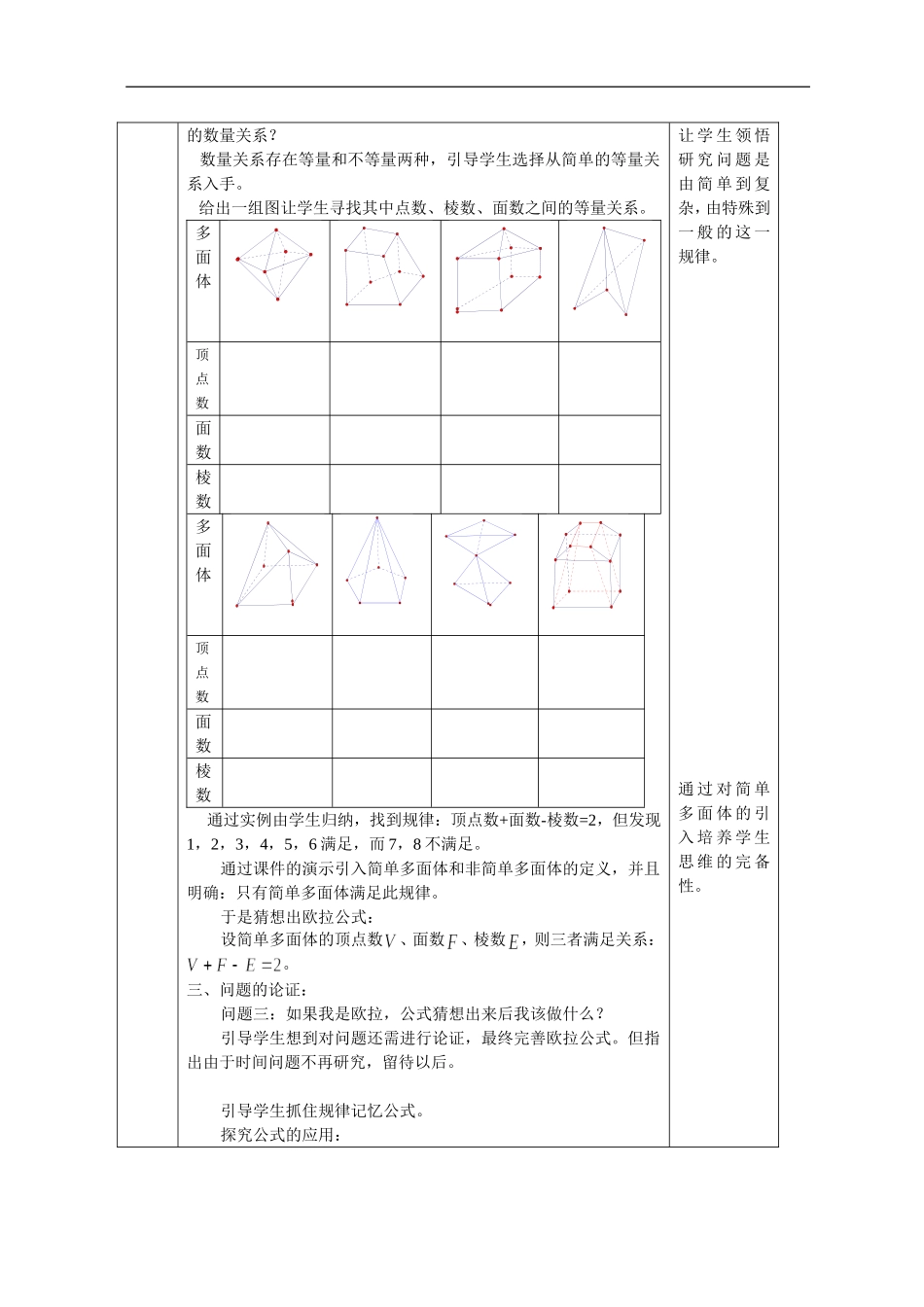 广西：假如我是欧拉……——多面体欧拉定理的发现（南宁二中 黄江兰）_第2页