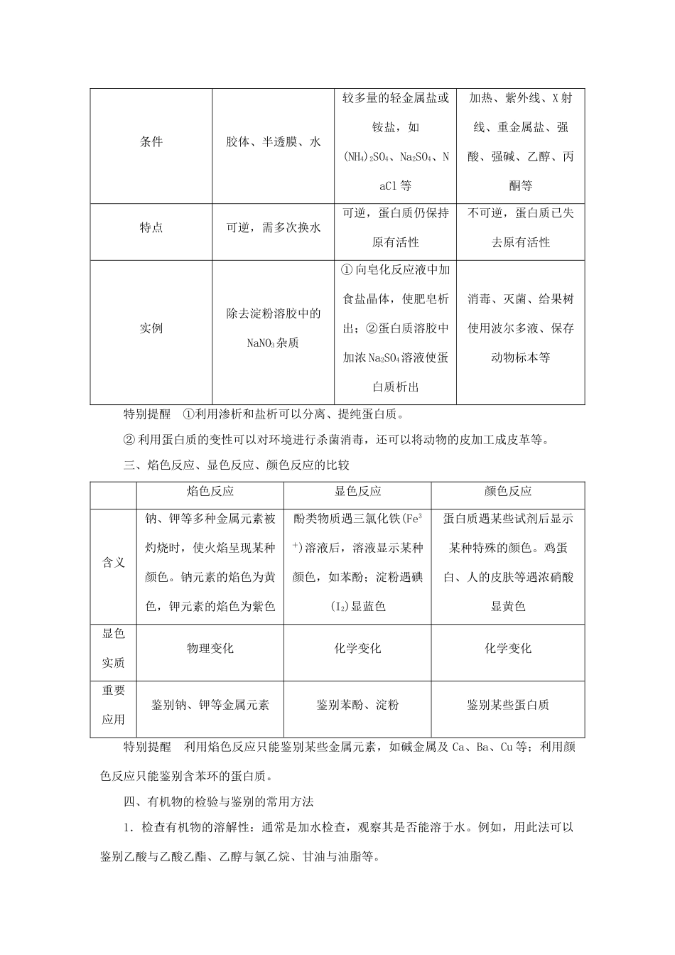 高中化学 第四章 第三节蛋白质和核酸学案 苏教版选修5_第2页