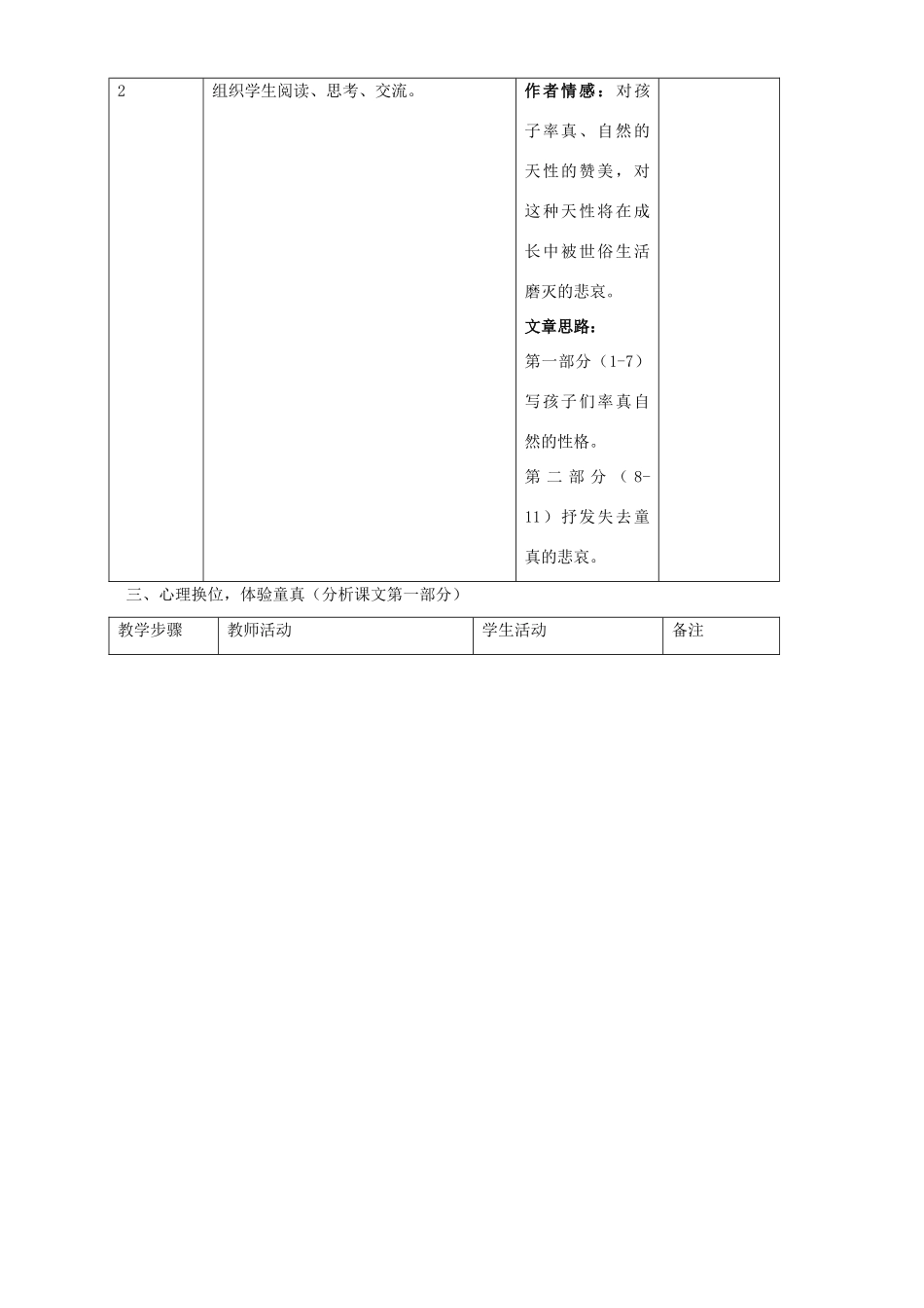 九年级语文给我的孩子们教案 苏教版_第2页