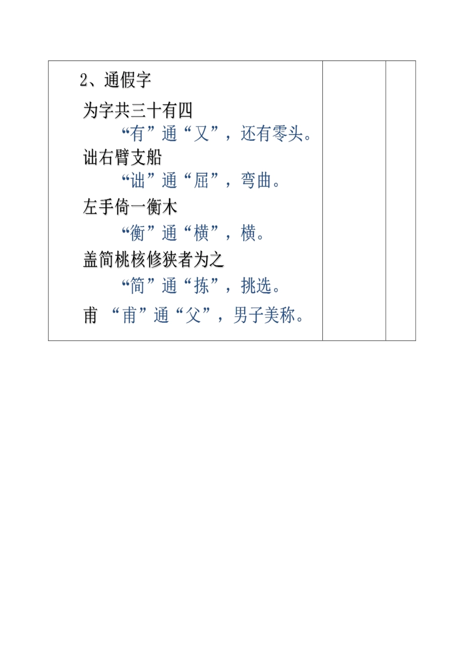甘肃省武威第十一中学八年级语文上册 23 核舟记教案3 新人教版_第3页
