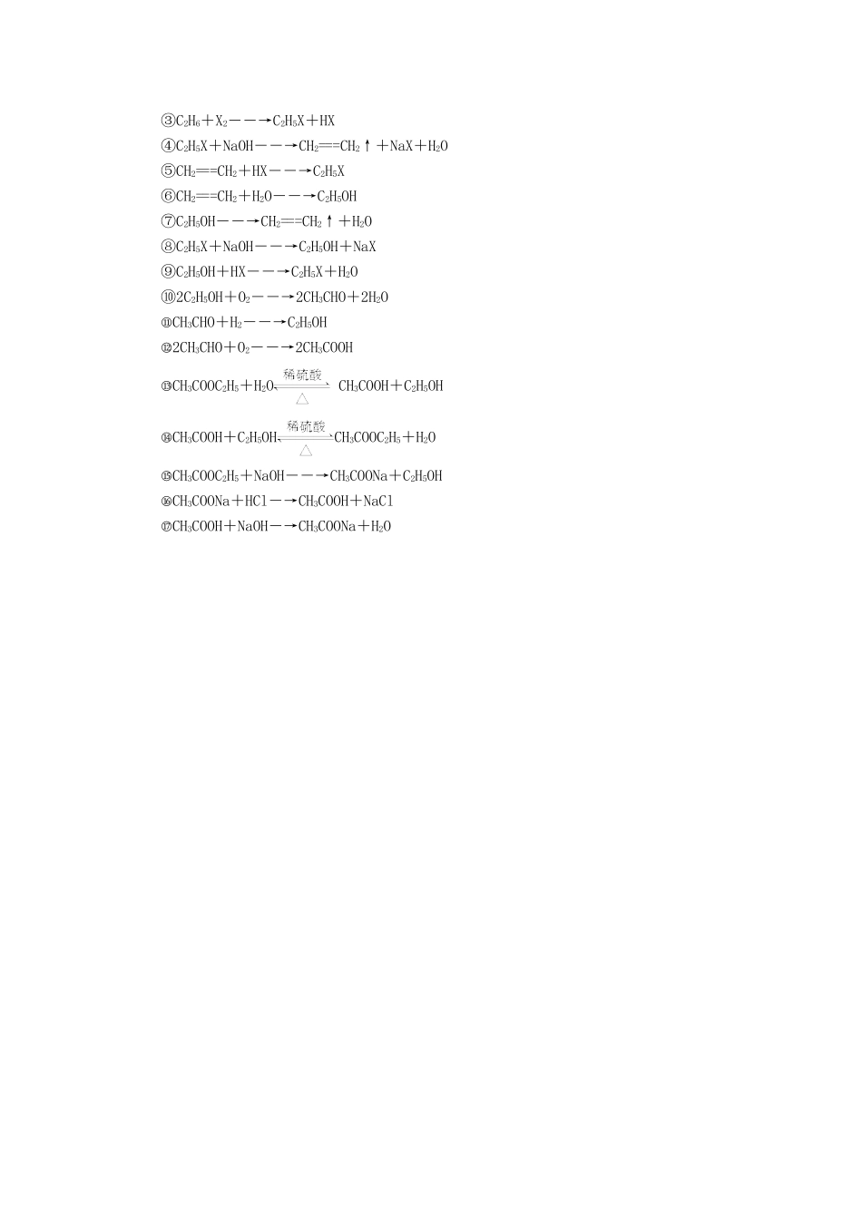 高中化学 第3章 烃的含氧衍生物章末知识网络构建学案 新人教版选修5-新人教版高二选修5化学学案_第2页
