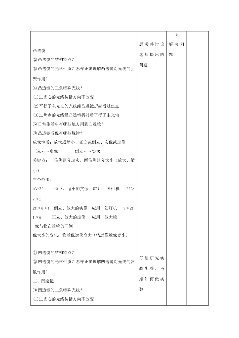 甘肃省武威市中考物理 光现象（二）复习教案-人教版初中九年级全册物理教案_第2页