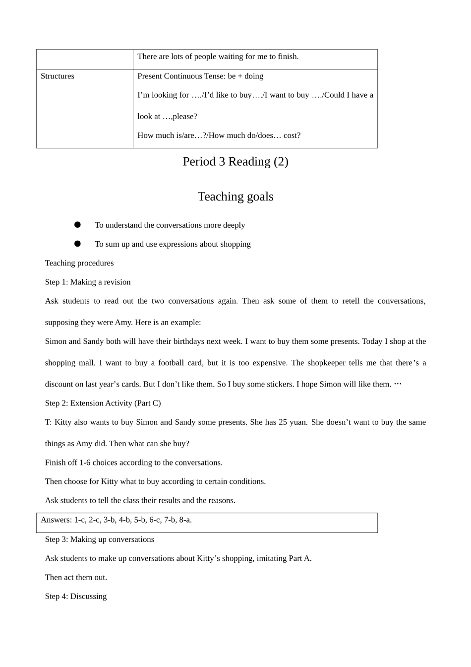 牛津版七年级英语上册Unit5 3 Reading(2)_第2页