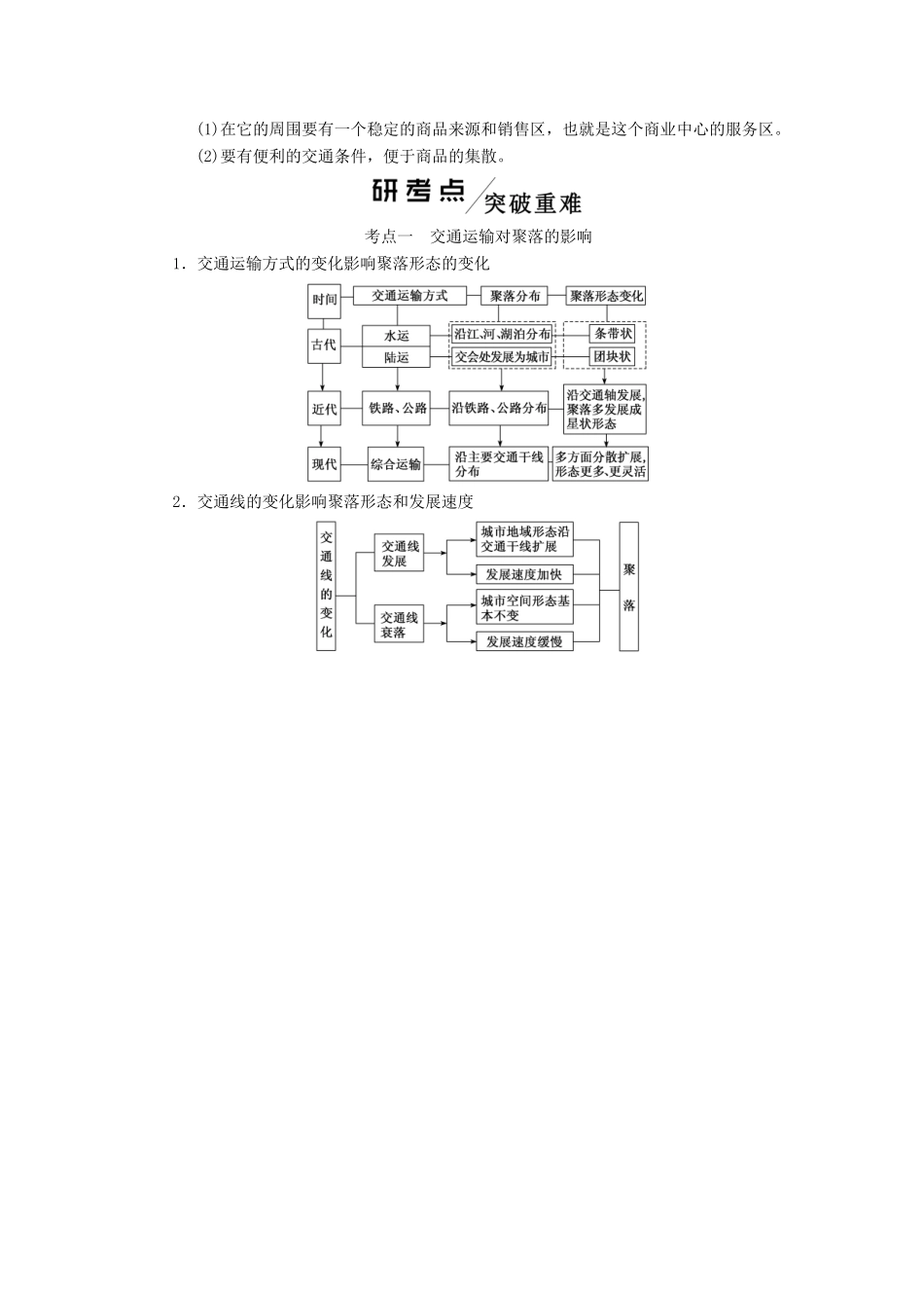 高考地理一轮复习 模块二 第四单元 人类活动的地域联系 第二讲 交通与通信发展带来的变化学案（含解析）鲁教版-鲁教版高三全册地理学案_第2页