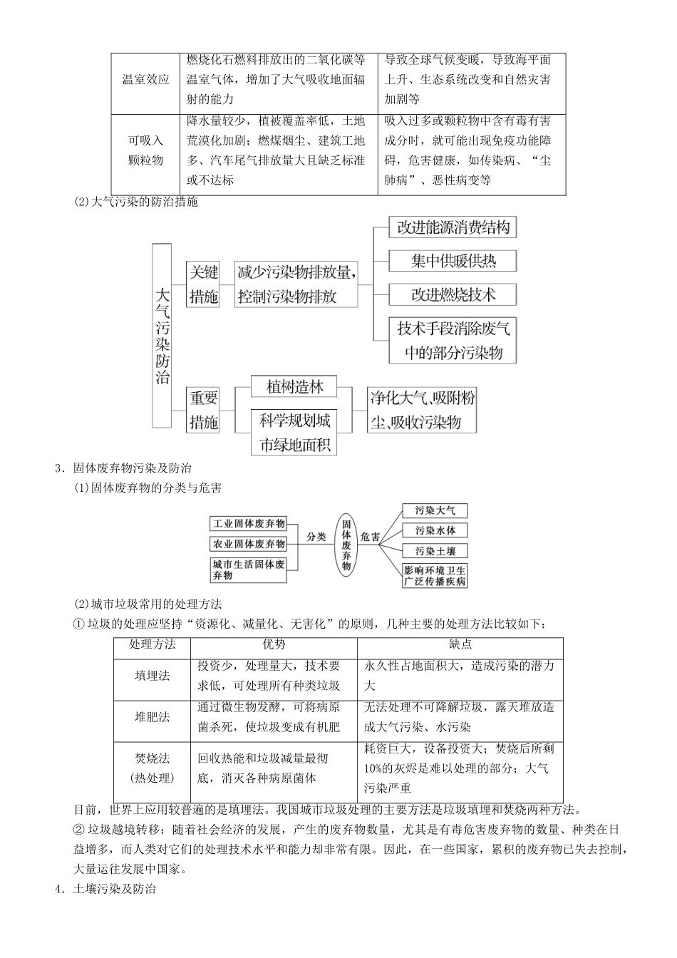 高考地理一轮复习 第四十一讲 环境保护讲练结合学案-人教版高三全册地理学案_第2页