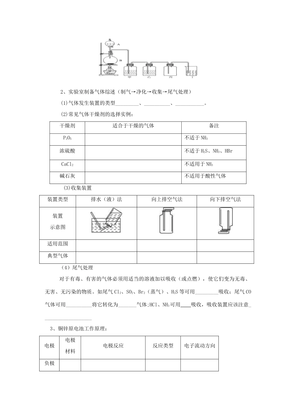 高中化学《化学反应的利用》学案3 鲁科版必修2_第2页