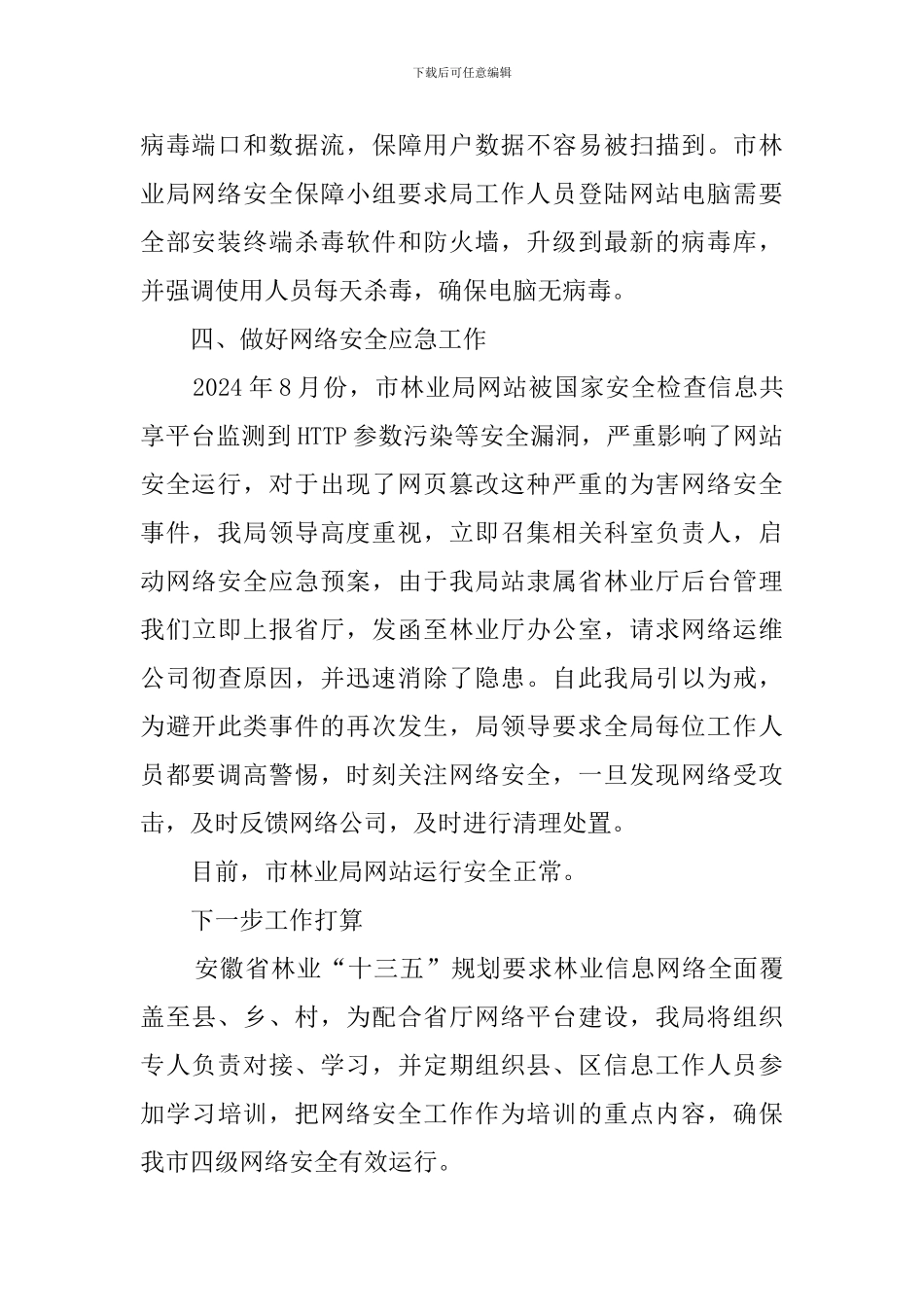 网络安全保障总结范文_第2页