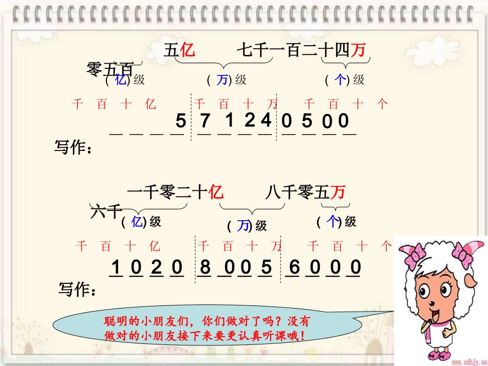 亿以上数的写法_第2页