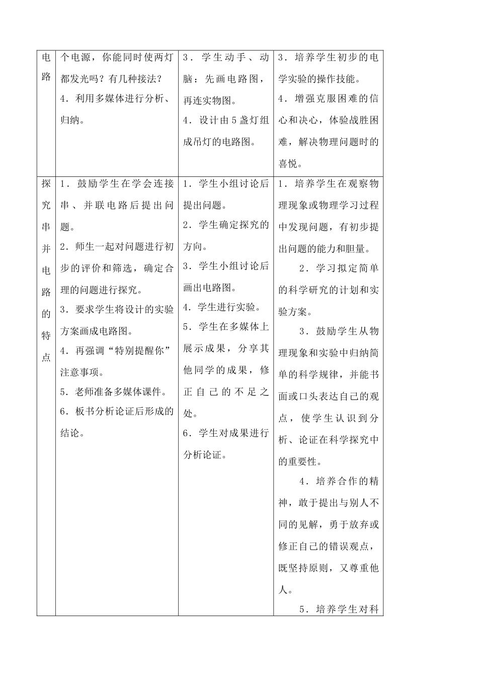 鲁科版九年级物理串联和并联1_第2页