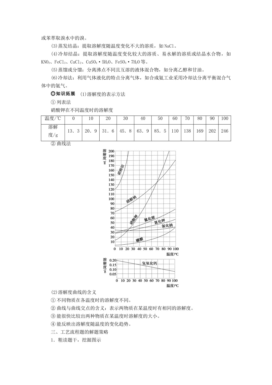 高考化学一轮复习 第4章 材料家族中的元素 突破全国卷专题讲座（四）无机化工流程题的解题策略学案 鲁科版-鲁科版高三全册化学学案_第2页