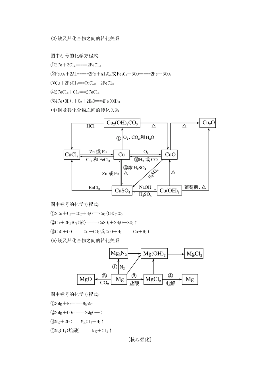高考化学二轮复习 第9讲 金属元素及其化合物学案-人教版高三全册化学学案_第3页