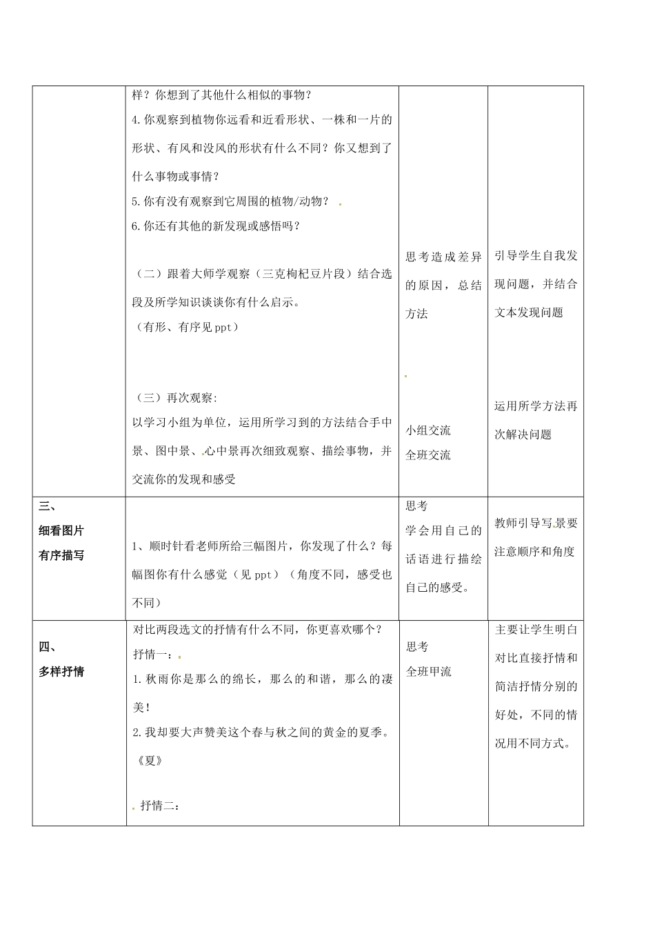 江苏省常州市中考语文 作文 写景复习教案-人教版初中九年级全册语文教案_第2页