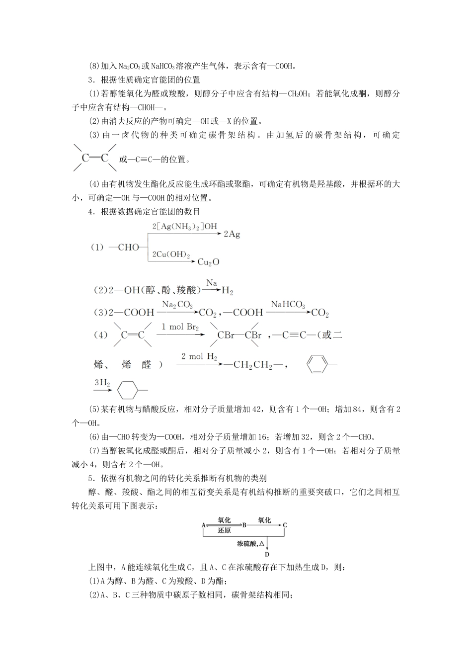 高考化学一轮复习 第11章 有机化学基础（选考）高考专题讲座（六） 有机物的综合推断与合成的突破方略学案 鲁科版-鲁科版高三全册化学学案_第2页
