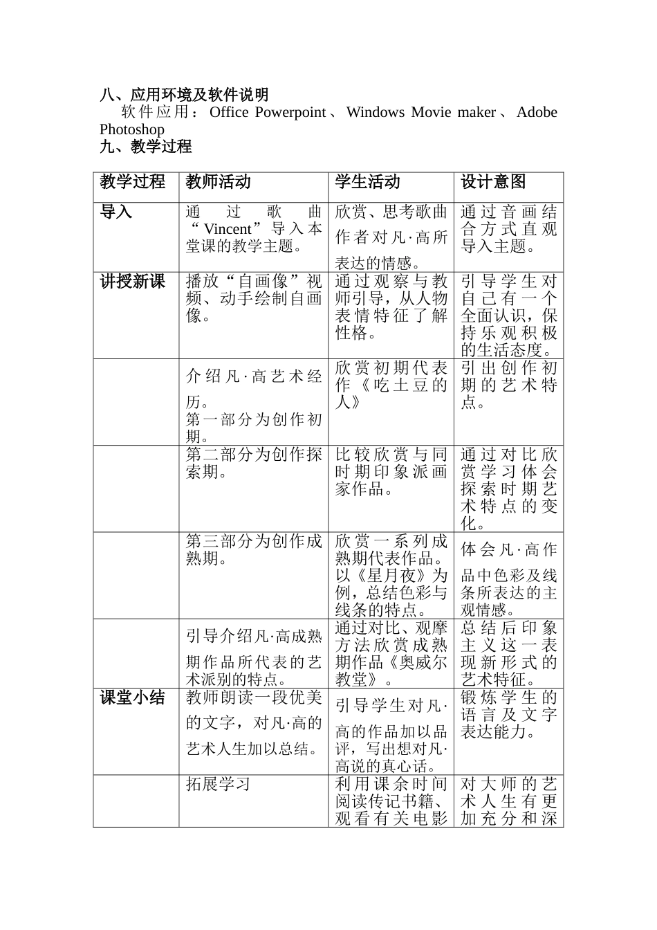 课程设计方案--天津市实验中学-音美组-傅萌_第2页