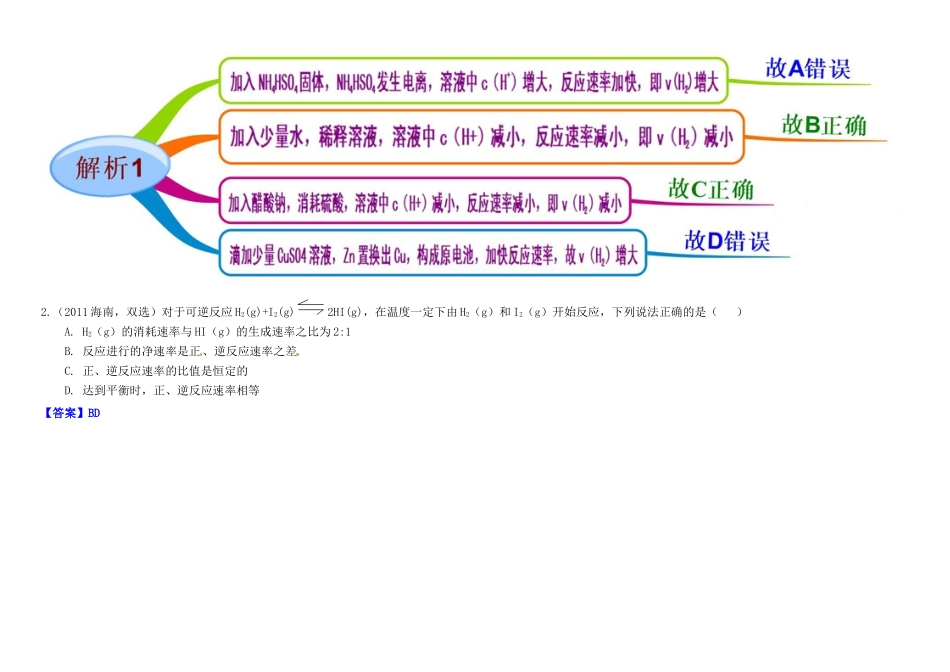 高中化学 2.1化学反应速率教材图解学案 新人教版选修4-新人教版高二选修4化学学案_第2页