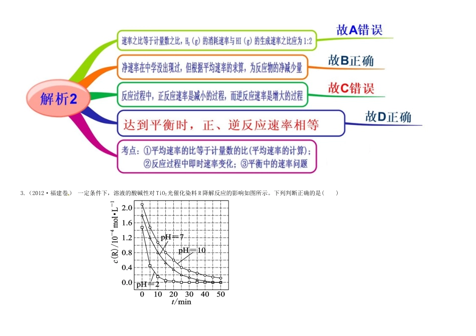 高中化学 2.1化学反应速率教材图解学案 新人教版选修4-新人教版高二选修4化学学案_第3页