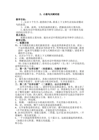 小苗和大树说话
