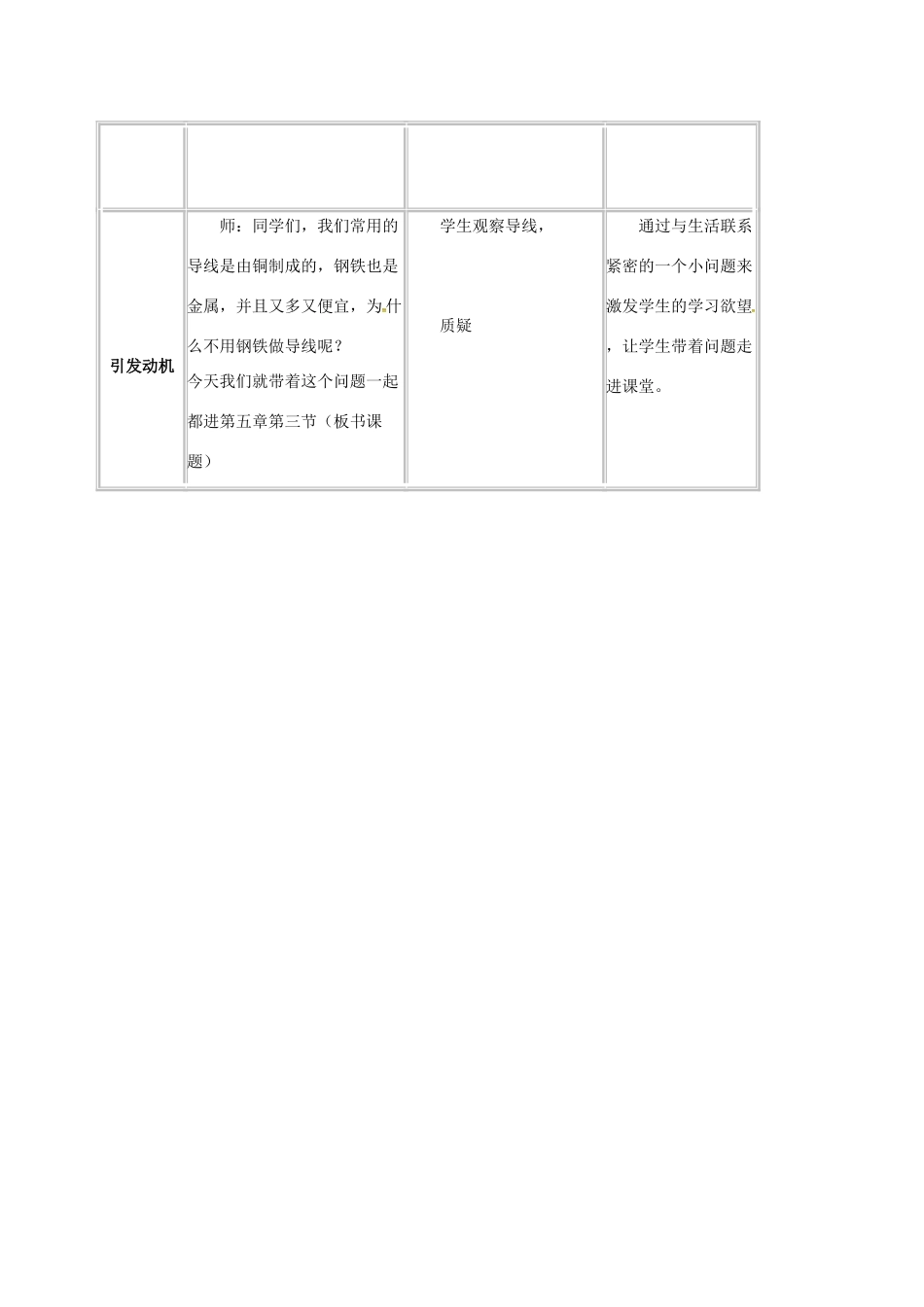 河北省邢台市临西县临西镇九年级物理上册 4.3 电阻 导体对电流的阻碍作用教案 （新版）教科版-（新版）教科版初中九年级上册物理教案_第2页